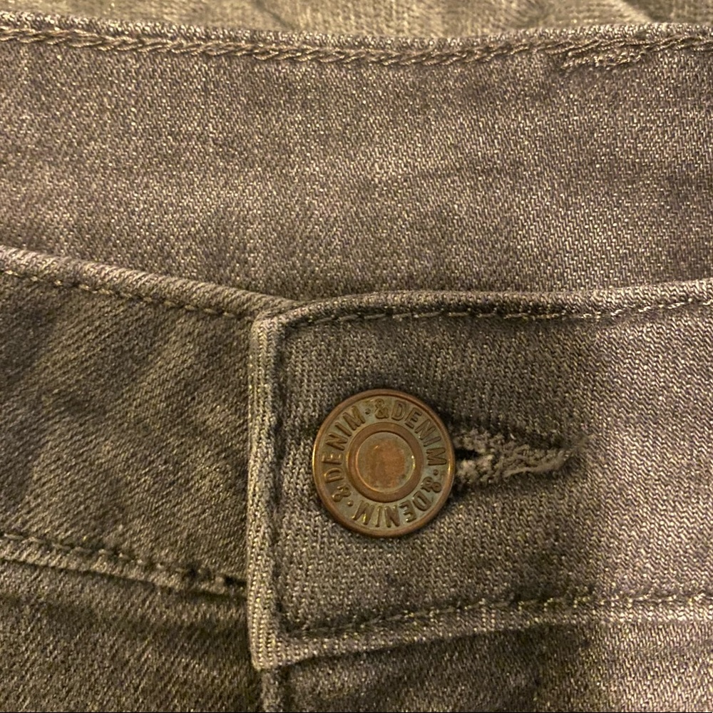 H&M Gray Ripped Skinny Jeans - Picture 5 of 5